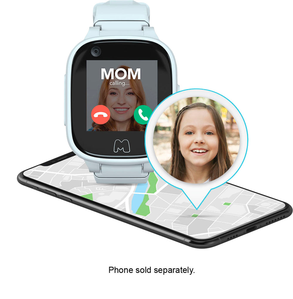 MOOCHIES - Connect Smartwatch Phone + GPS Tracker for Kids 4G - White_1