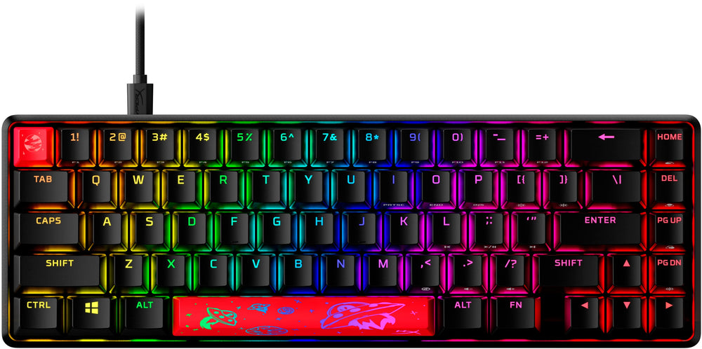HyperX - Alloy Origins 65% Compact Wired Mechanical Red Linear Switch Gaming Keyboard with RGB Lighting - Black_1
