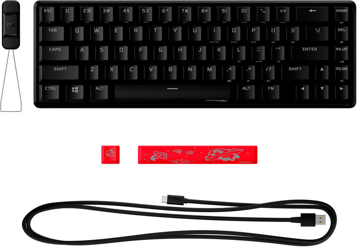 HyperX - Alloy Origins 65% Compact Wired Mechanical Red Linear Switch Gaming Keyboard with RGB Lighting - Black_5