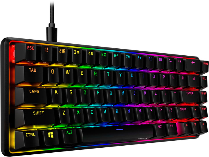 HyperX - Alloy Origins 65% Compact Wired Mechanical Red Linear Switch Gaming Keyboard with RGB Lighting - Black_2