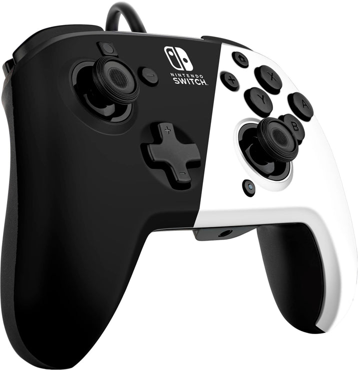 PDP - Faceoff Deluxe+ Audio Wired Controller: Black & White_8