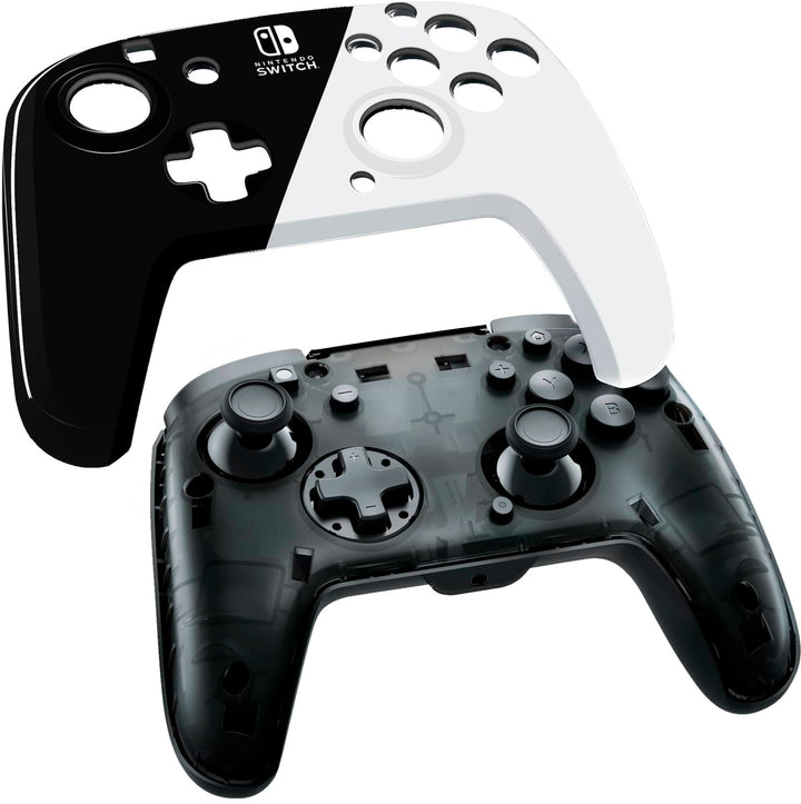 PDP - Faceoff Deluxe+ Audio Wired Controller: Black & White_7