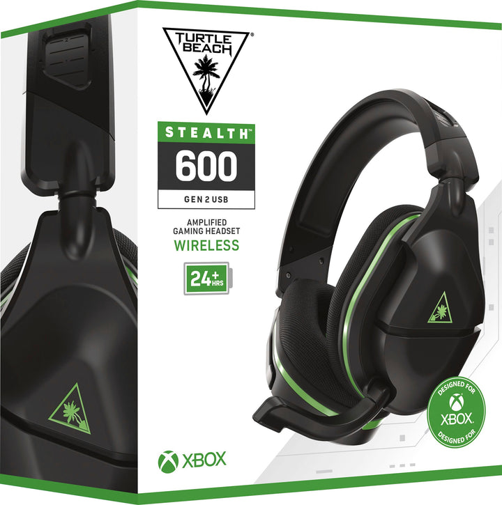 Turtle Beach - Stealth 600 Gen 2 USB Wireless Amplified Gaming Headset for Xbox Series X, Xbox Series S & Xbox One - 24 Hour Battery - Black/Green_3