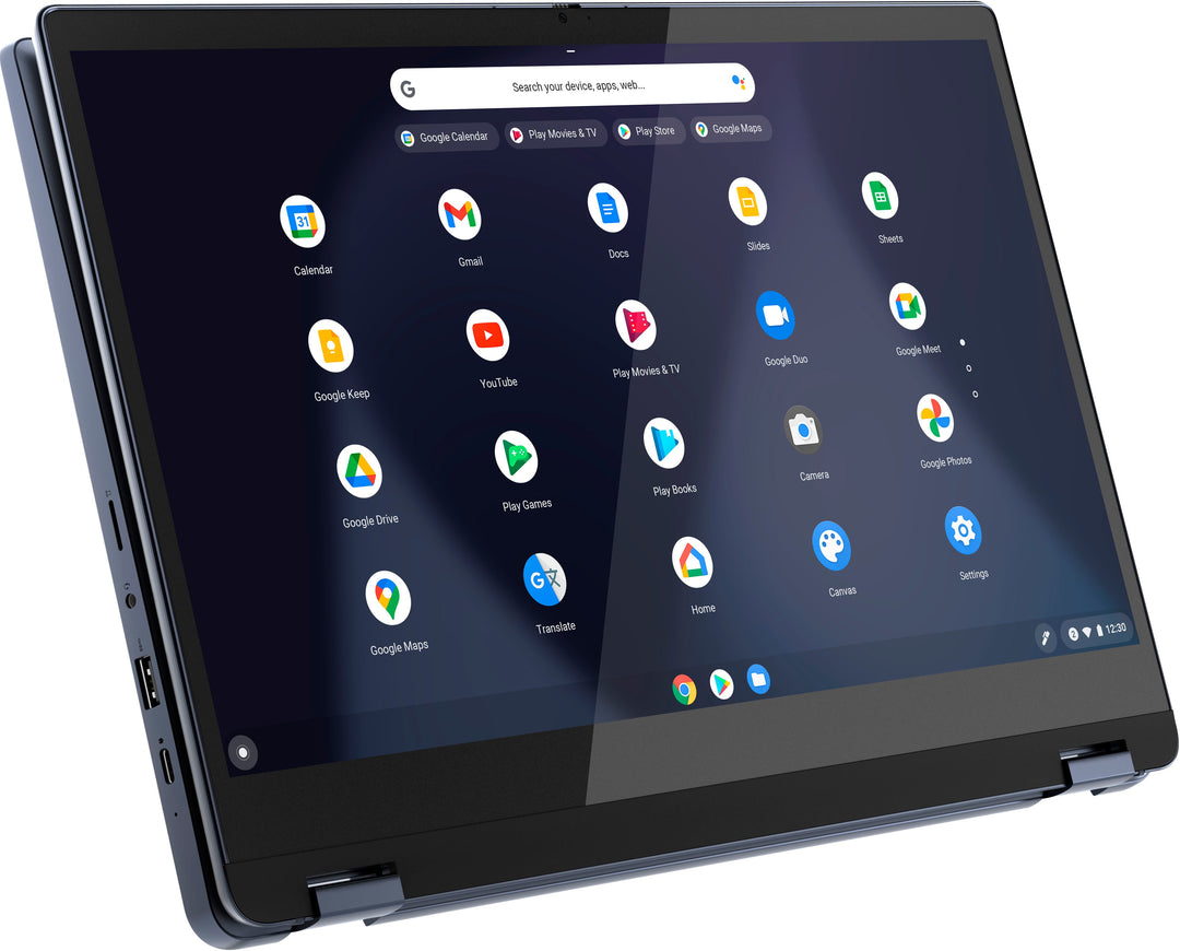Lenovo - Flex 3i Chromebook 15.6" FHD Touch-Screen Laptop - Celeron N4500 - 4GB Memory - 64GB eMMC - Abyss Blue_4