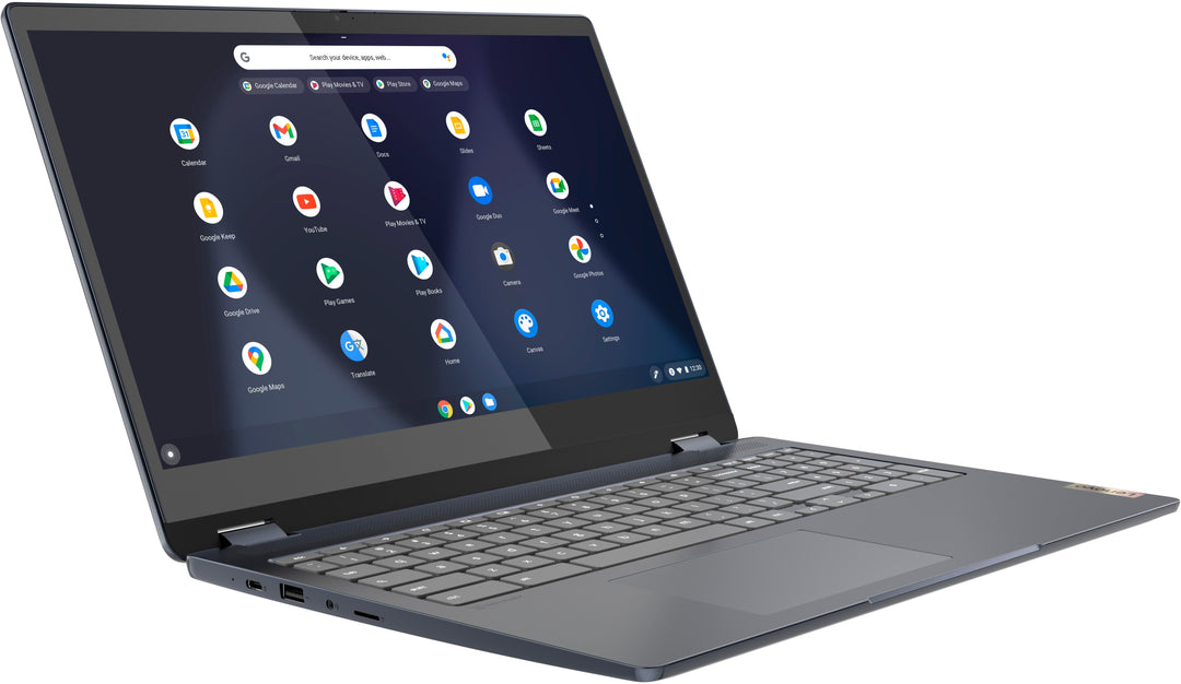 Lenovo - Flex 3i Chromebook 15.6" FHD Touch-Screen Laptop - Celeron N4500 - 4GB Memory - 64GB eMMC - Abyss Blue_8