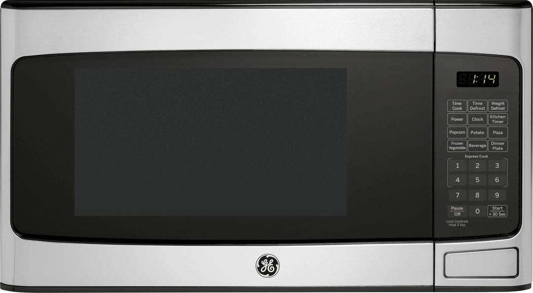 GE - 1.1 Cu. Ft. Mid-Size Microwave with Included Pasta/Veggie Cooker - Stainless steel_0