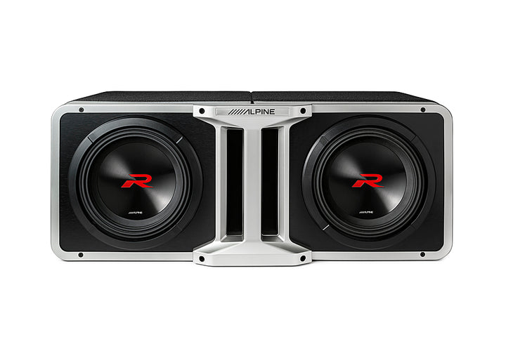 Alpine - Halo R2-Series Dual 10" Voice Coil 4-Ohm Loaded Subwoofer Enclosure - Black_5