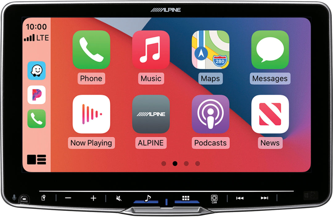 Alpine - 9" Android Auto and Apple CarPlay Bluetooth Digital Media Receiver - Black_3