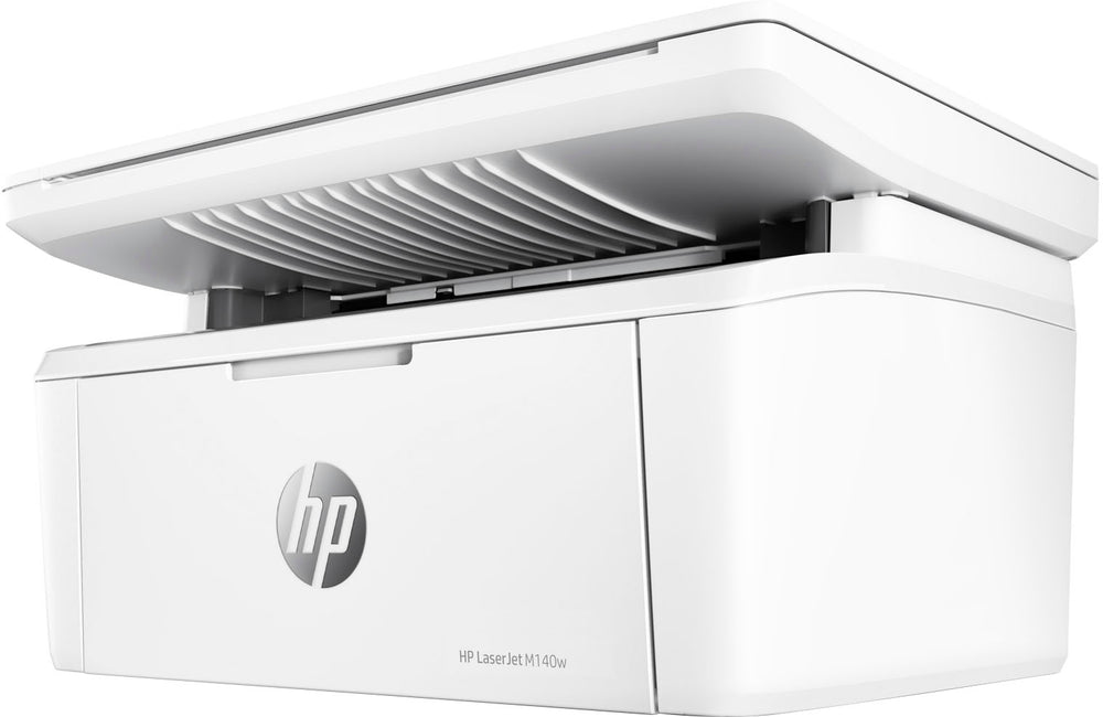 HP - LaserJet M140w Wireless Black and White Laser Printer - White_1