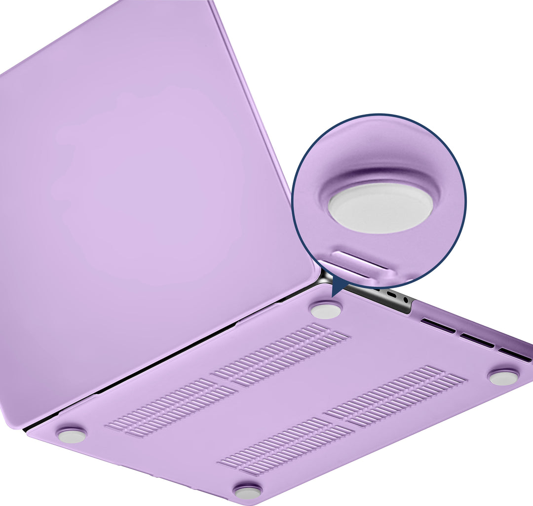 Insignia™ - Hard-Shell Case for 2021 MacBook Pro 14" - Frosted Purple_2