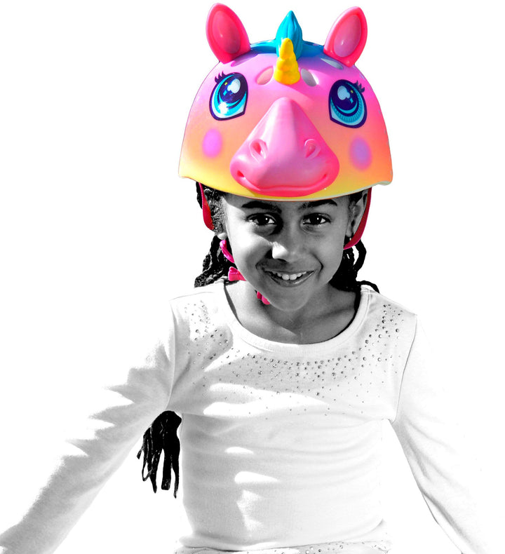 Raskullz - Super Rainbow Corn  Child Helmet - Pink Rainbow_6