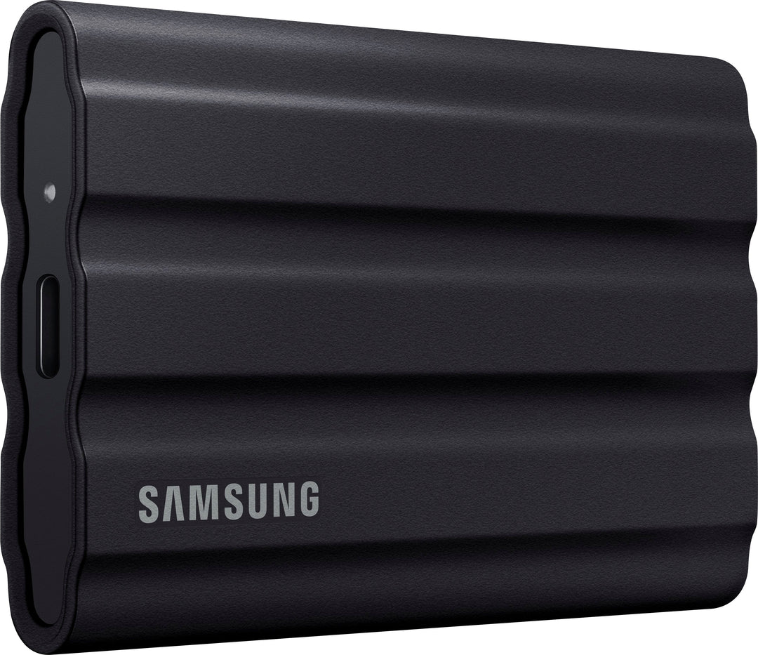 Samsung - T7 Shield 2TB External USB 3.2 Gen 2 Rugged SSD IP65 Water Resistant Drive - Black_0