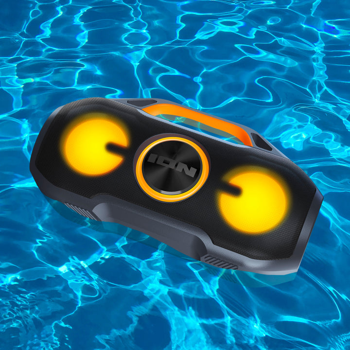 ION Audio - AquaSport Max Waterproof 60-Watt Bluetooth  Stereo Speaker with Lights - Black_4