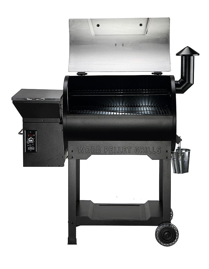 Z GRILLS - 7002B3E Wood Pellet Grill and Smoker - Stainless Steel_3