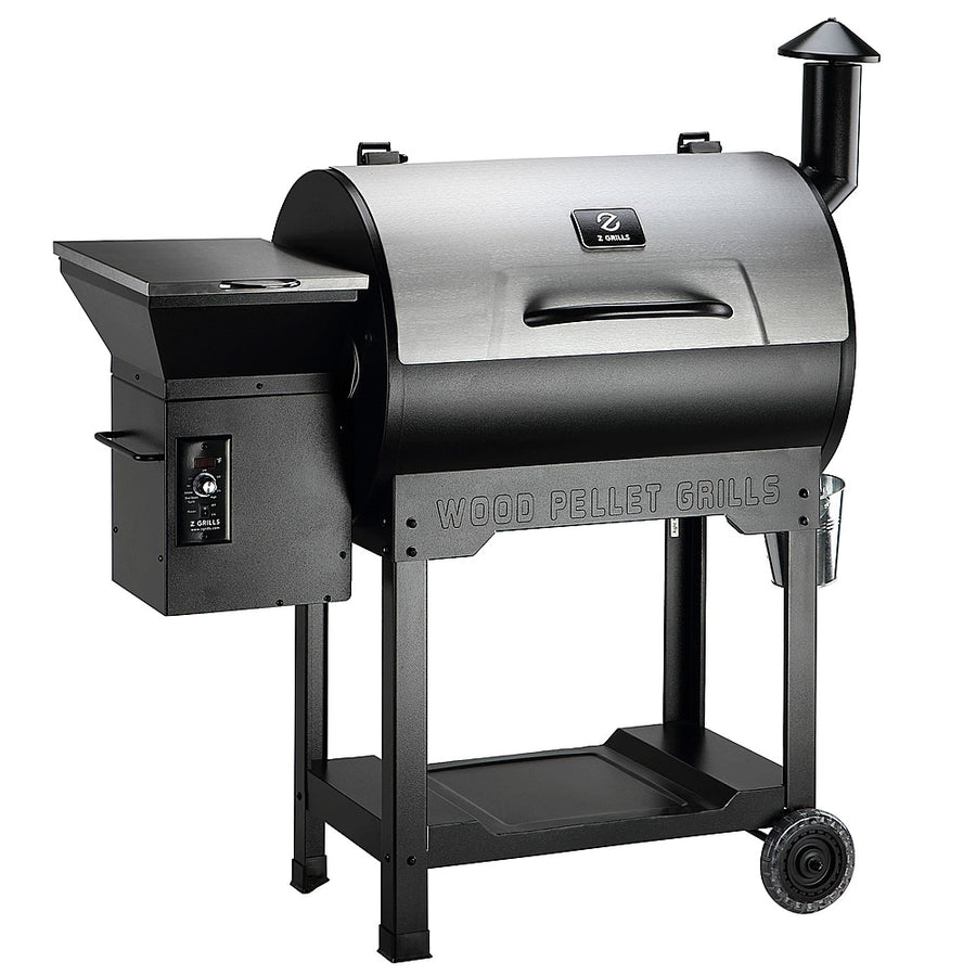 Z GRILLS - 7002B3E Wood Pellet Grill and Smoker - Stainless Steel_0