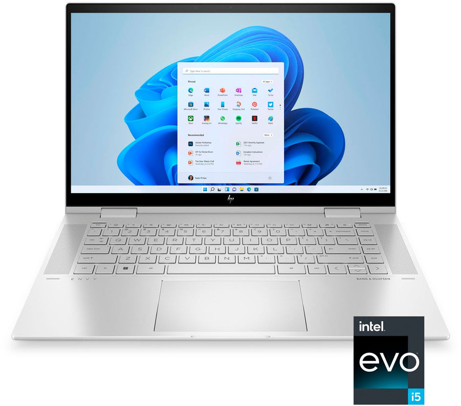HP - ENVY x360 2-in-1 15.6" Touch-Screen Laptop - Intel Evo Platform Intel Core i5 - 8GB Memory - 256GB SSD - Natural Silver_0