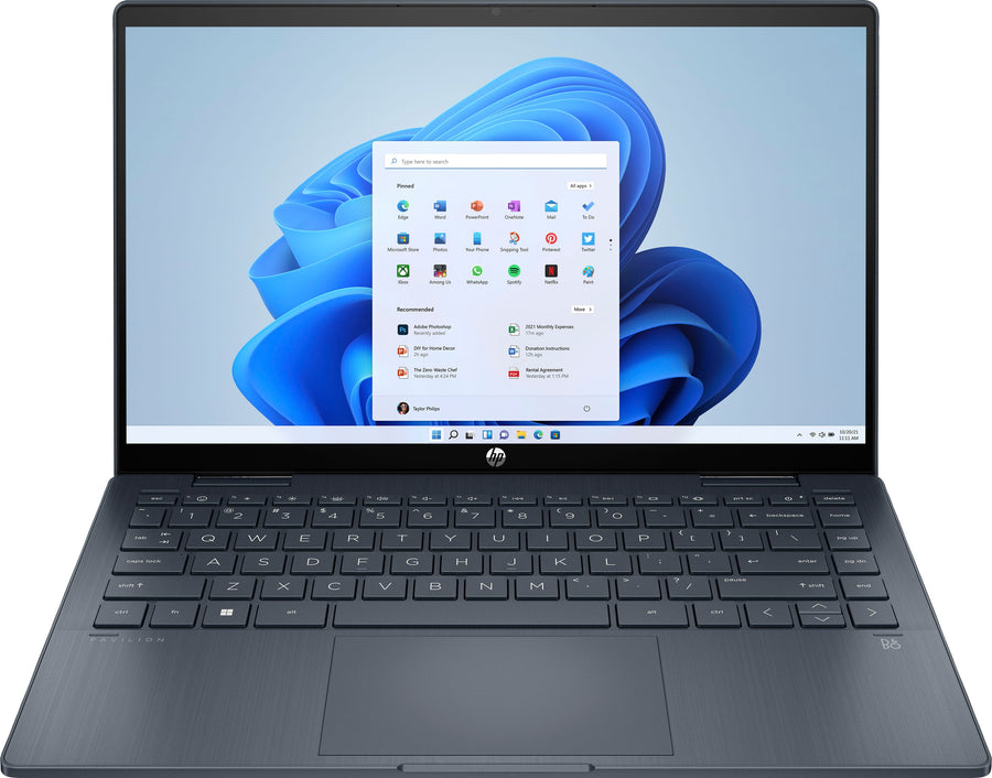 HP - Pavilion - 2-in-1 14" FHD Laptop - Intel Core i3 - 8GB Memory - 256GB SSD - Space Blue_0