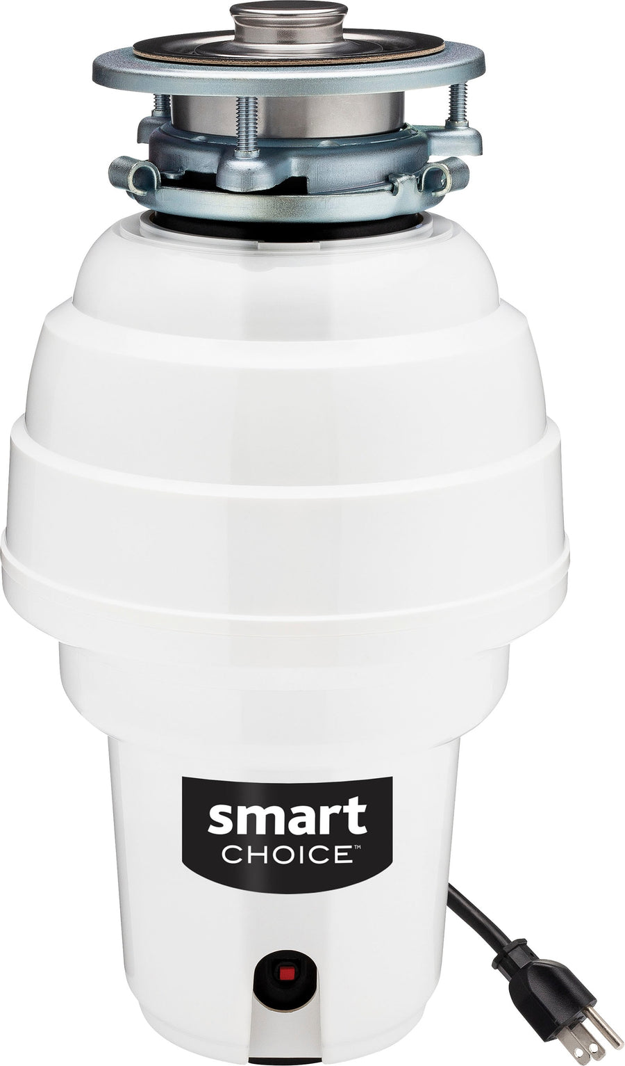 Smart Choice 1.25HP Corded Garbage Disposal - White_0