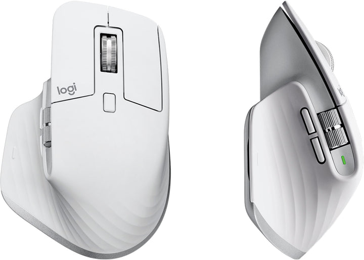 Logitech - MX Master 3S Wireless Laser Mouse with Ultrafast Scrolling - Pale Gray_3