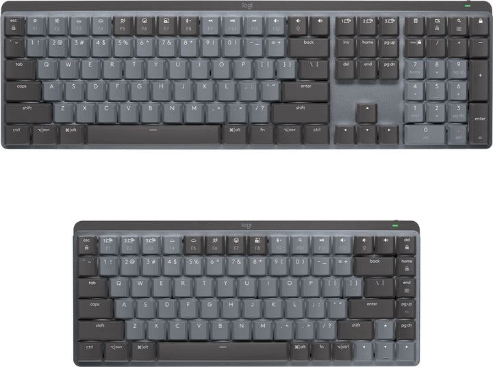 Logitech - MX Mechanical Full size Wireless Mechanical Tactile Switch Keyboard for Windows/macOS with Backlit Keys - Graphite_2