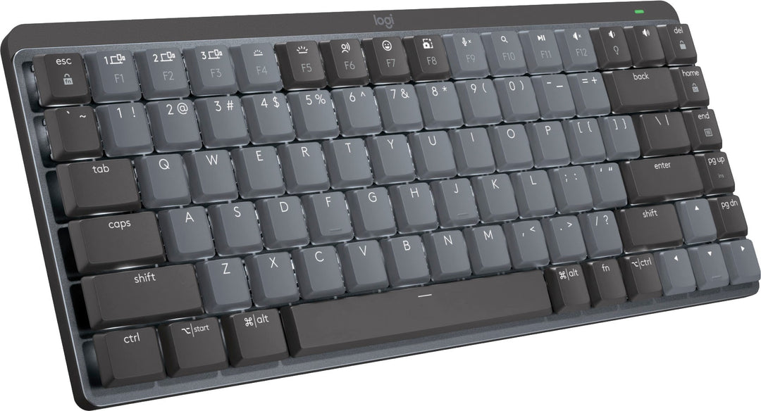 Logitech - MX Mechanical Mini Compact Wireless Mechanical Tactile Switch Keyboard for Windows/macOS with Backlit Keys - Graphite_0