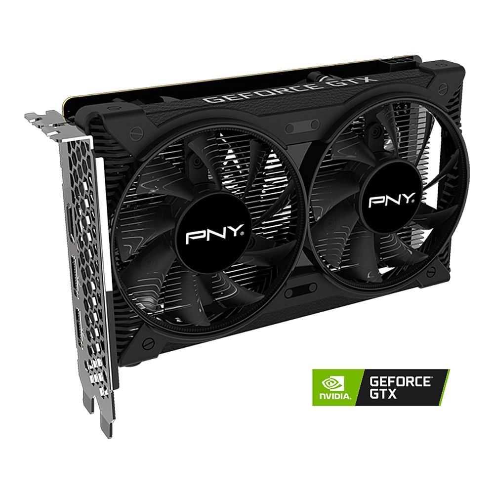 PNY - NVIDIA GeForce GTX 1650 4GB GDDR6 PCI Express 3.0 Graphics Card with Dual Fan - Black_6