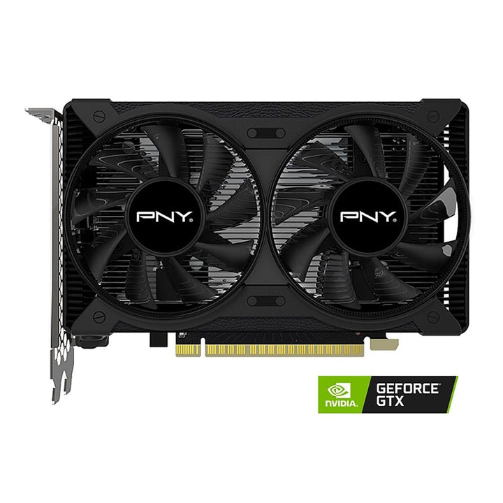 PNY - NVIDIA GeForce GTX 1650 4GB GDDR6 PCI Express 3.0 Graphics Card with Dual Fan - Black_1