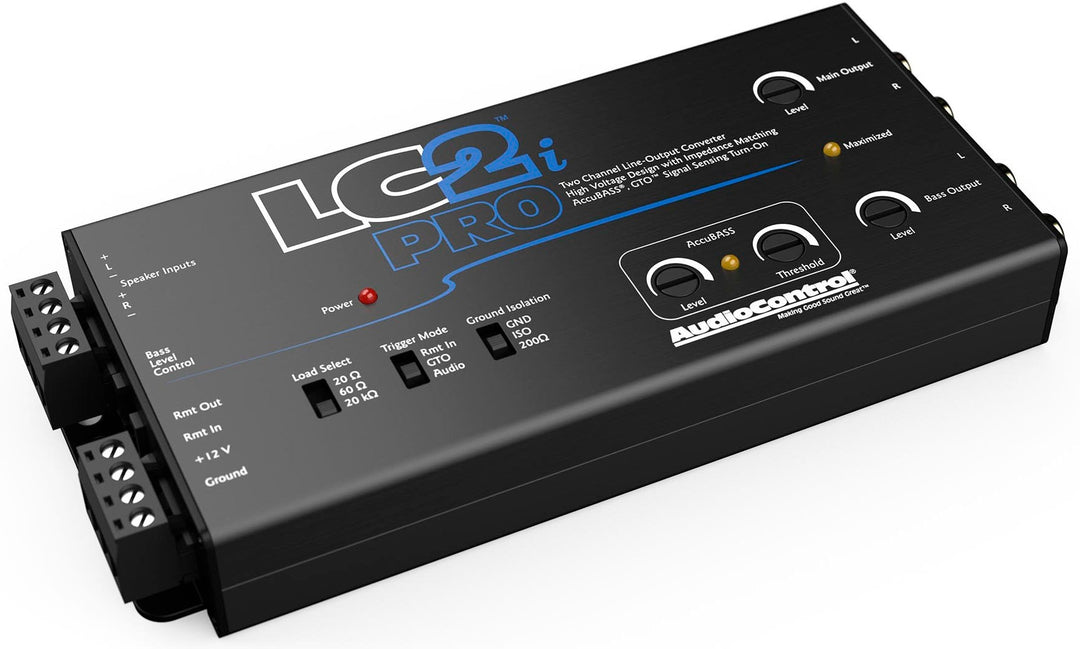 AudioControl - LC2i PRO Two-Channel Line Out Converter with AccuBASS® - Black_1