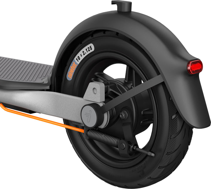 Segway - Ninebot D40X KickScooter plus Seat  w/23.6 mi Max Operating Range & 18.6 mph Max Speed - Black_21