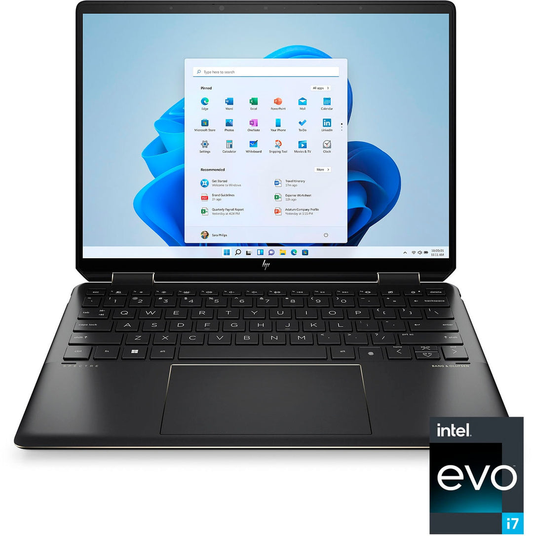 HP - Spectre x360 2-in-1 13.5" 3K2K Touch-Screen Laptop - Intel Evo Core i7 - 16GB Memory - 1TB SSD - Pen Included - Nightfall Black_0