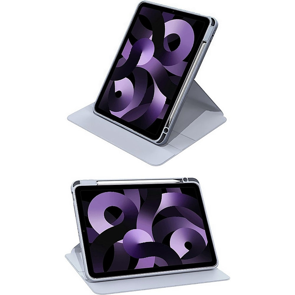 SaharaCase - Rotating Folio Case for Apple iPad Air 10.9" (5th Generation 2022) - Shadow Purple Gray_5