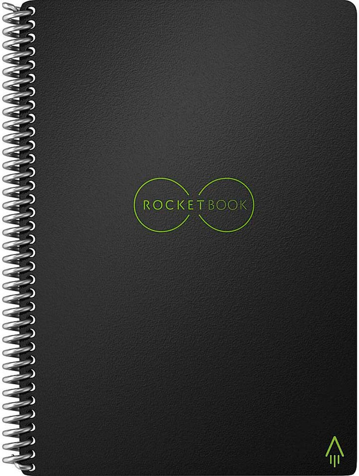 Rocketbook - Core Smart Reusable Notebook Dot-Grid 6" x 8.8" - Infinity Black_4