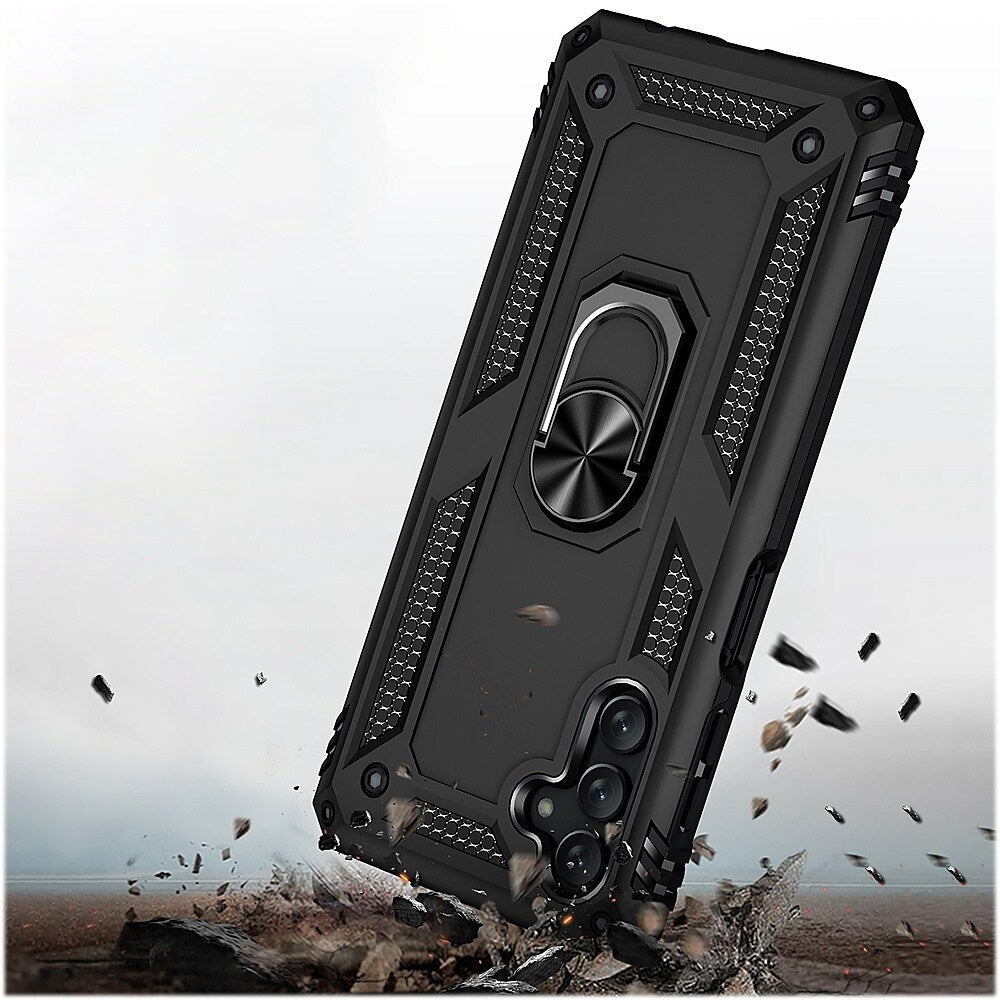 SaharaCase - Military Kickstand Series Case for Samsung Galaxy A13 5G - Black_3