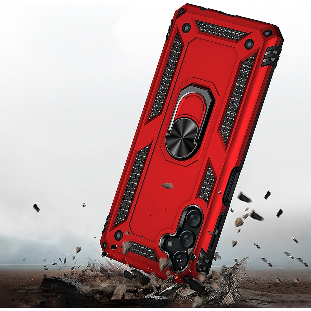 SaharaCase - Military Kickstand Series Case for Samsung Galaxy A13 5G - Red_1