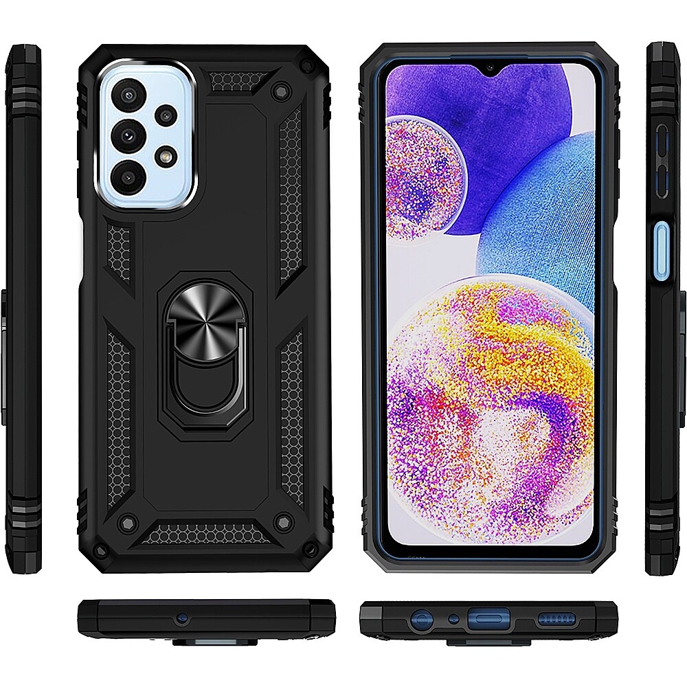 SaharaCase - Military Kickstand Series Case for Samsung Galaxy A23 5G - Black_6