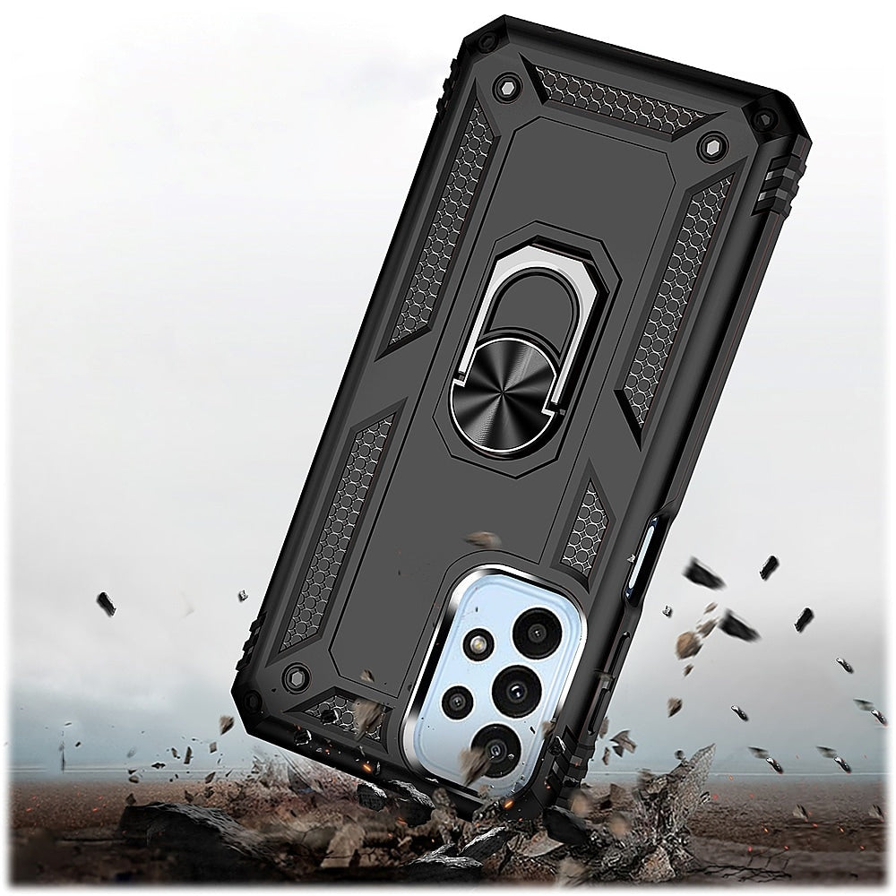 SaharaCase - Military Kickstand Series Case for Samsung Galaxy A23 5G - Black_2