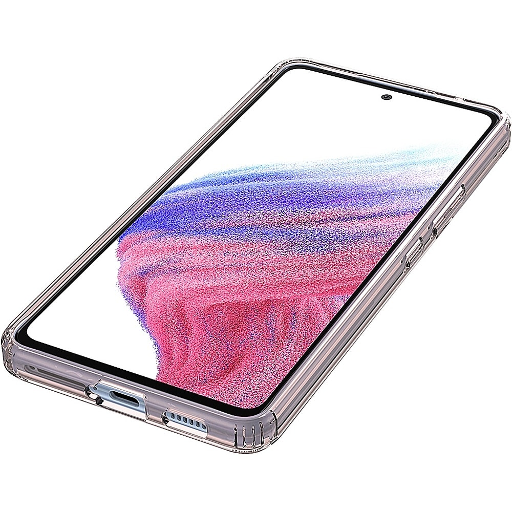 SaharaCase - Hybrid-Flex Hard Shell Case for Samsung Galaxy A53 5G - Clear/Rose Gold_3