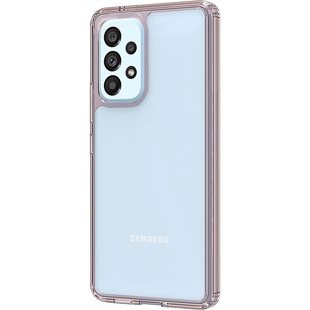 SaharaCase - Hybrid-Flex Hard Shell Case for Samsung Galaxy A53 5G - Clear/Rose Gold_1