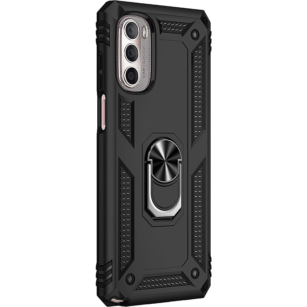 SaharaCase - Military Kickstand Case for Motorola G Stylus 4G 2022 - Black_0