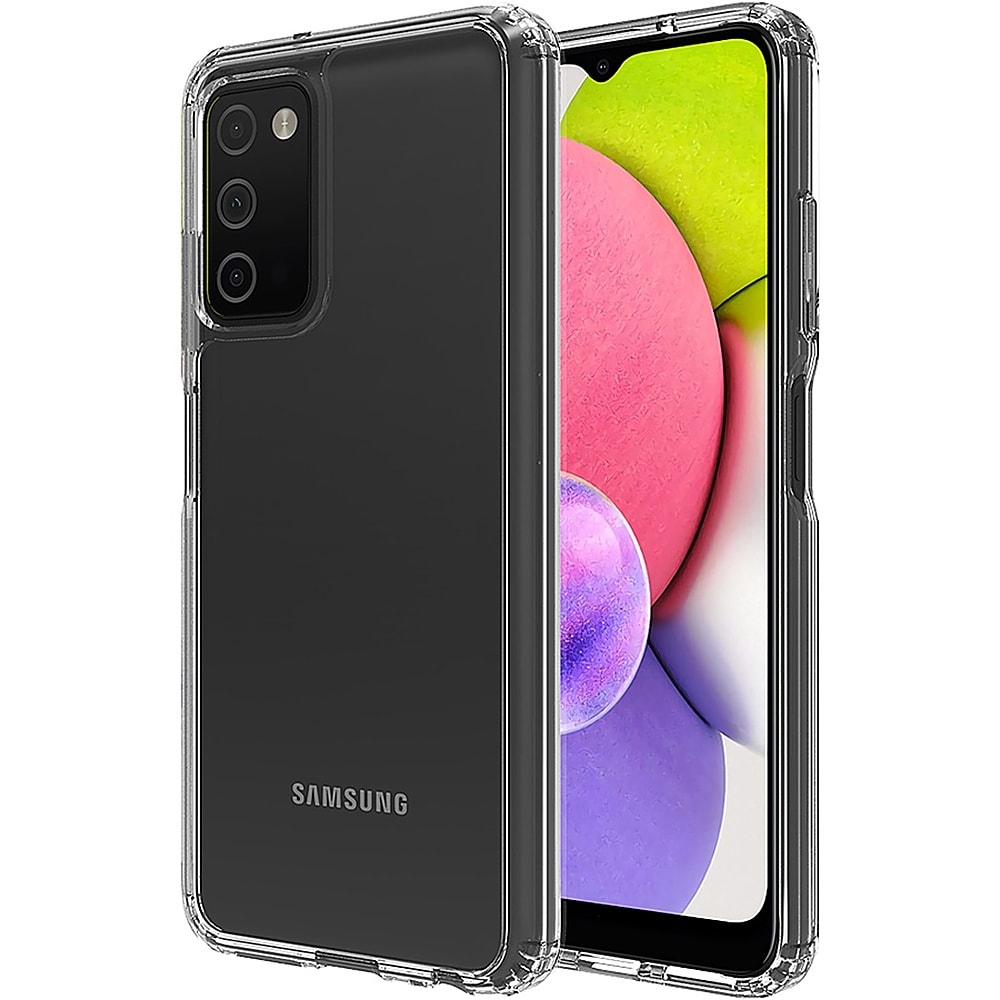 SaharaCase - Hybrid-Flex Hard Shell Case for Samsung Galaxy A03 and Galaxy A03s - Clear_2