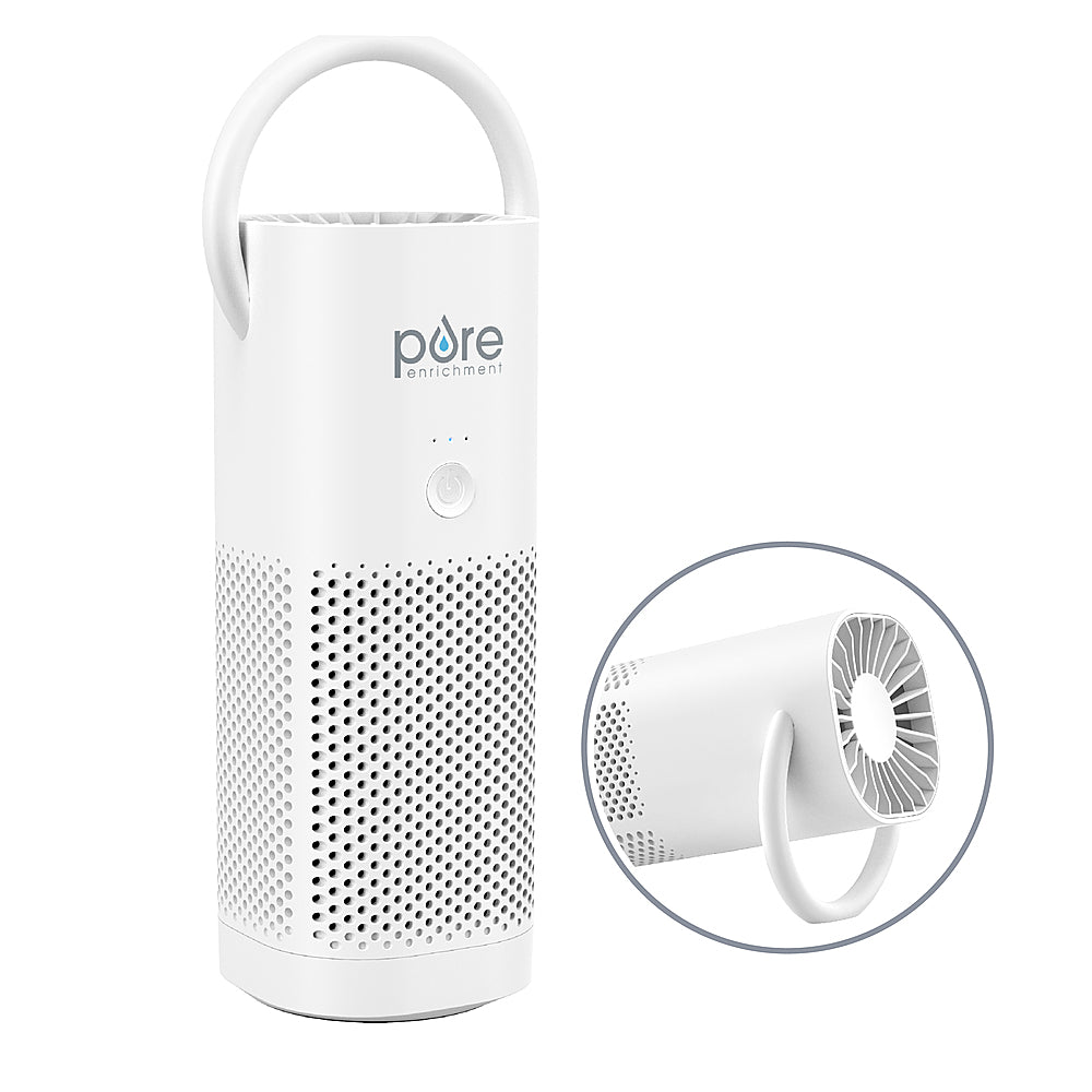 Pure Enrichment - True HEPA Portable Air Purifier - White_3