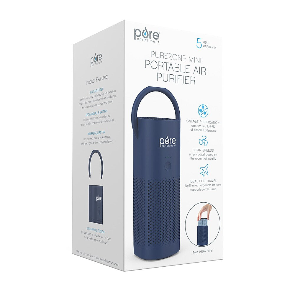 Pure Enrichment True HEPA Portable Air Purifier - Blue_1