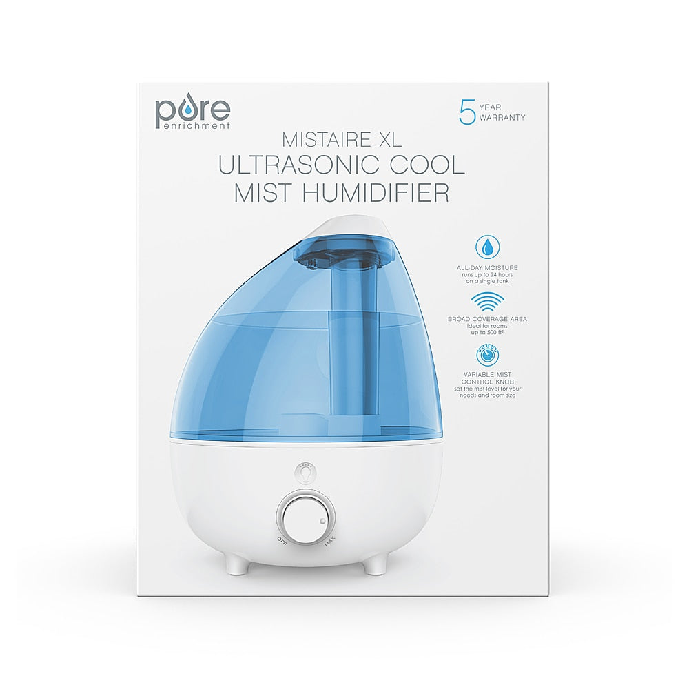 Pure Enrichment Extra-Large 1 Gallon Ultrasonic Cool Mist Humidifier - White_3