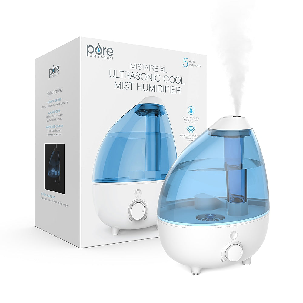 Pure Enrichment Extra-Large 1 Gallon Ultrasonic Cool Mist Humidifier - White_1