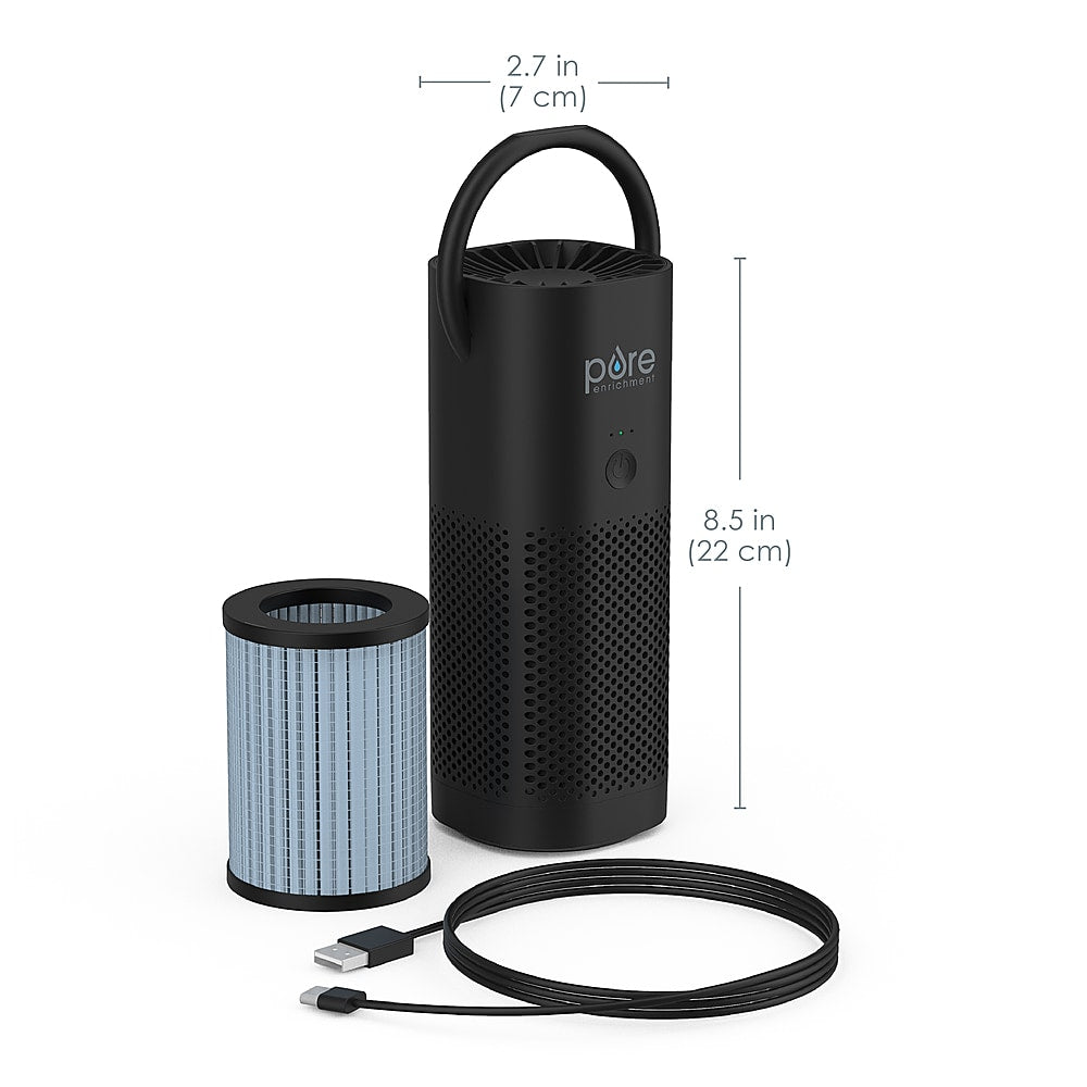 Pure Enrichment True HEPA Portable Air Purifier - Black_1