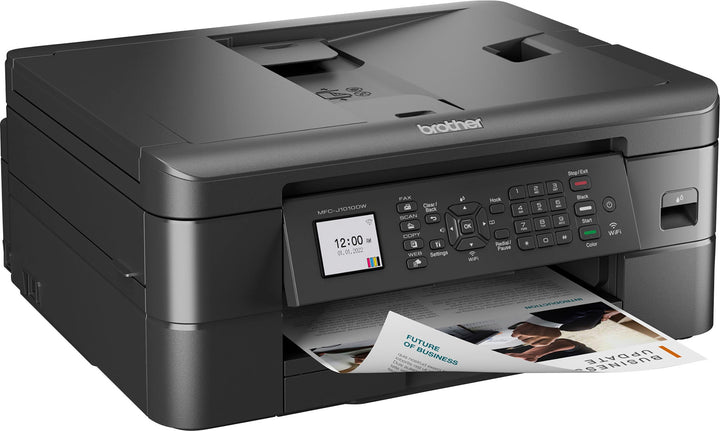 Brother - MFC-J1010DW Wireless Color All-in-One Inkjet Printer - Black_1