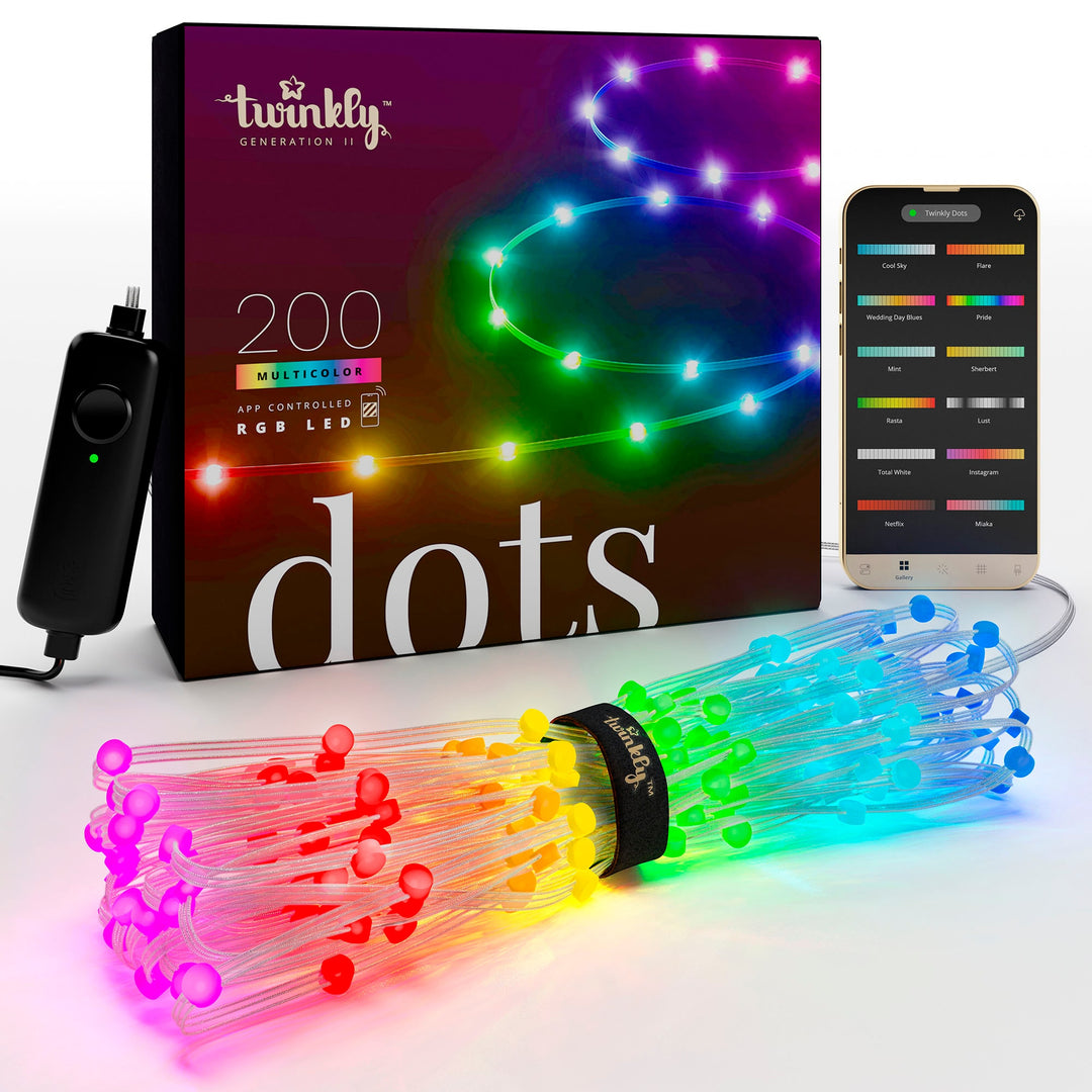 Twinkly - Dots 200 RGB LED USB Flexible Light String (Gen II)_0