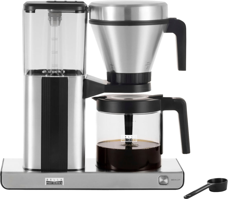 Bella Pro Series - 8-Cup Pour Over Coffee Maker - Stainless Steel_0