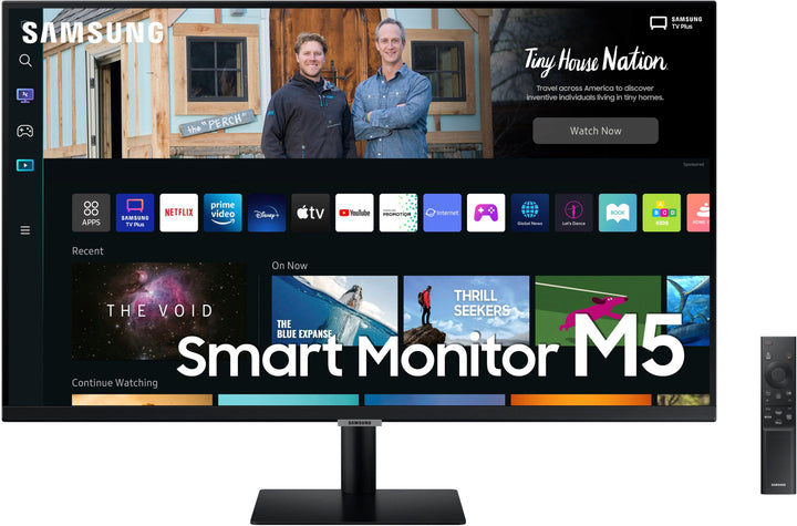 Samsung - 27" M50B FHD Smart Monitor with Streaming TV - Black_0