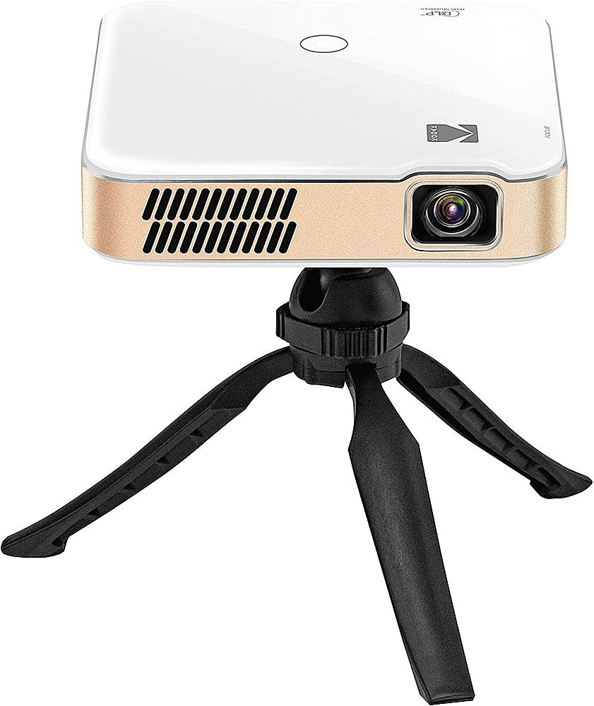 Kodak - Luma 400 Portable HD Smart Pico Projector, Wi-Fi, Bluetooth, HDMI & USB Small Mini Home Theater System Up to 150” - White_1